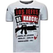Luksus Herre T-shirt - Los Jefes The Narcos - 11-6372W
