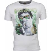Scarface Made To Get Paid Print - Herre T-Shirt - 2009W