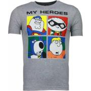 Super Familie Mine Helte - T Shirt Herre - 51001G