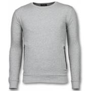 Casual Crewneck - Knappet Sweater - FF-7012G