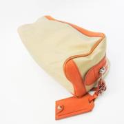 Brugt Orange Balenciaga Læder Clutch