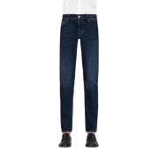 Leonardo Denim Jeans - Blå Brut Knapper