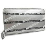 Brugt tegnebog i sølv læder