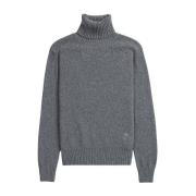 Jersey Turtleneck Sweater