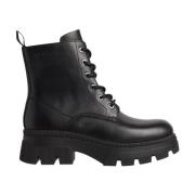 Chunky Combat Lace-Up Boot