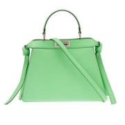 Elegant Mintgrøn Lædertaske
