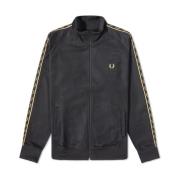 Autentisk Taped Track Jacket Sort 1964 Gold-L