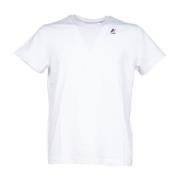 Hvid Edouard T-shirt med Farverig Logo