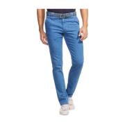 Coolmax Denim Oslo 4122 - Moderne Fit Rejsebukser med Elastisk Talje