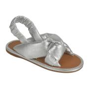 Sølv Flade Sandaler