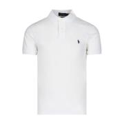 Klassisk Hvid Polo Shirt til Mænd