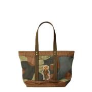 Camouflage Polo Bear Tote Bag