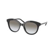Forhøj din stil med disse solbriller i en elegant sort ramme