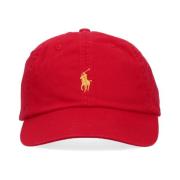 Rød Baseball Logo Hat