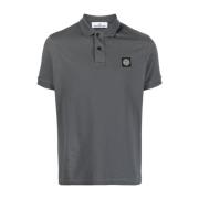 Kompas-patch kortærmet polo shirt