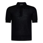 Luksuriøs Sort Polo Shirt til Mænd