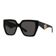 Elegante sorte katteøje solbriller