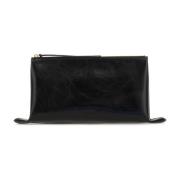 Elegant sort læderHåndtaske