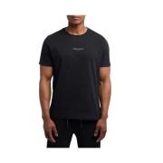 Herre Sort Basic T-Shirt - Stil C2776