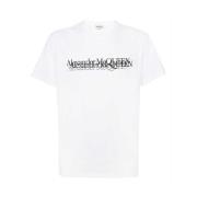 Logo T-Shirt med Ribkant