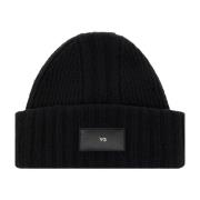 Beanie med logo-patch