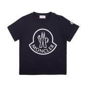 Bomuld T-shirt med logo