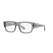 Moderne Transparente Grå Brillestel