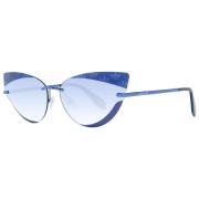 Blå Kvinder Cat Eye Solbriller