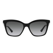 Polariserede Cat-Eye Solbriller med Sort Ramme