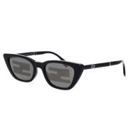 Glamourøse Cat-Eye Solbriller med Minimalistisk Ramme