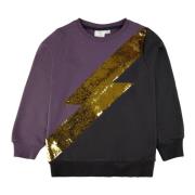 Phantom/Vintage Violet Vendbar Paillet Sweatshirt