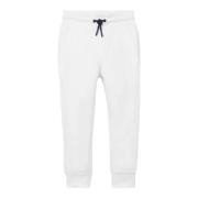 Hvide bukser med elastisk bund