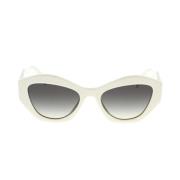 Solbriller med uregelmæssig form og elegant design