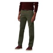 Grønne bukser med regular fit og høj kvalitet