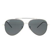 Revolutionary Sunglasses with Aviator Frame and Dark Grey Lenses