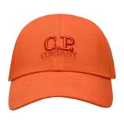Orange Hat med skygge og broderet logo