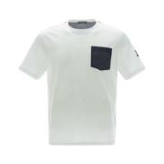 Bicolor T-Shirt med Tashino Design