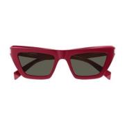 Røde Cat-Eye Solbriller til Kvinder