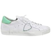 Lav Dame Sneakers Brodeirie Pop Blanc