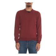 V-hals sweater, ensfarvet, regular fit