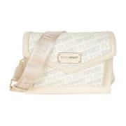 Stilfuld hvid crossbody taske