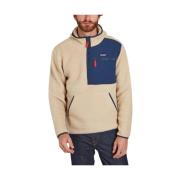 Retro Pile Sweater - Half-zip Hættetrøje
