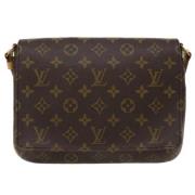 Pre-owned Canvas louis-vuitton-tasker