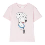 Disney Pink T-shirt med Dalmatiner Print