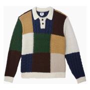Patchwork Sweater til Mænd