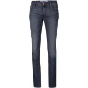 Slim Fit Lysgrå Jeans med Stilfulde Detaljer