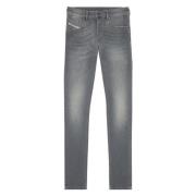 Antracitgrå Denim Jeans