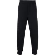 Bomuldsblandede track pants med lommer