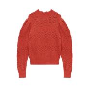 Alpaka Sweater - Brændt Orange