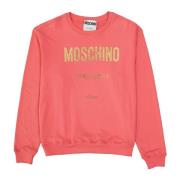 Stilfuld Pink Logo Sweatshirt til Mænd